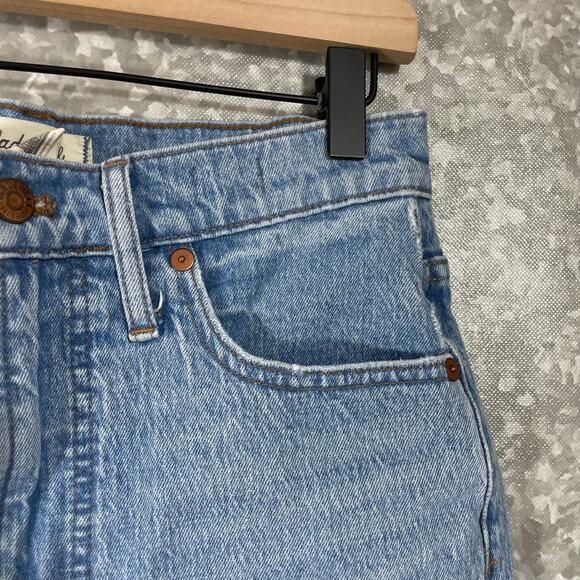 Madewell Perfect Vintage Women's High Rise Distressed Jeans - Size 27 - Tapered - Picture 2 of 9